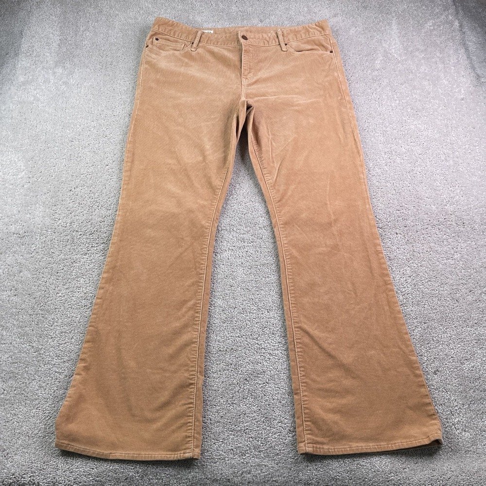Gap Pants Women‎ Size 33 Regular Tan 1969 Perfect Boot Corduroy Boho Retro Indie
